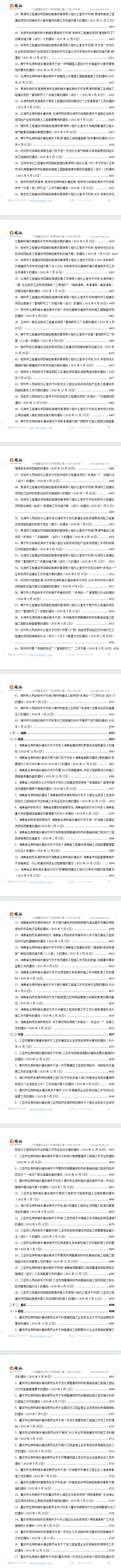 “办理建筑许可”专项指标政策汇编（2020-2023）