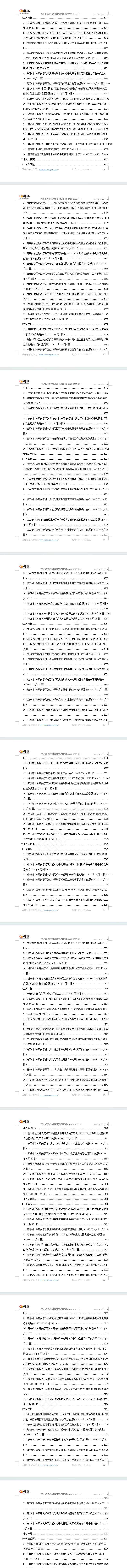 “政府采购”专项指标政策汇编（2020-2023）