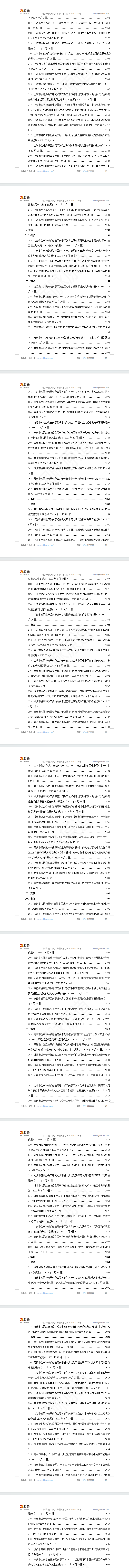 “获得用水用气”专项指标政策汇编（2020-2023）