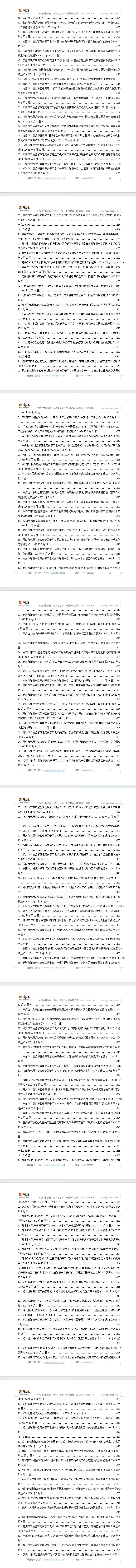 “知识产权创造、保护和运用”专项政策汇编(2020-2024年)