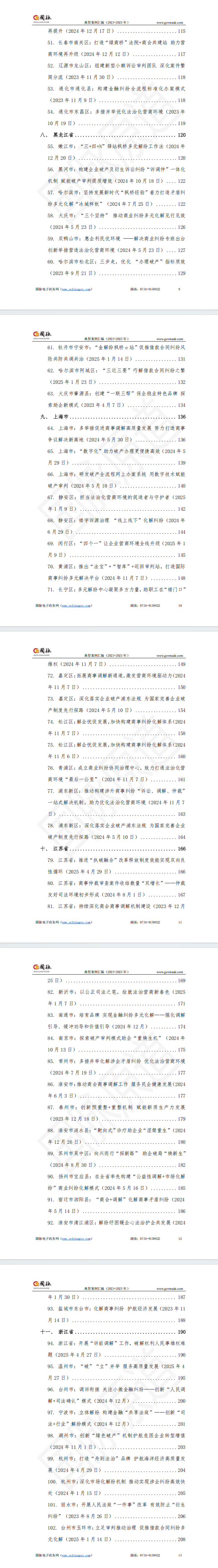 我国法院系统优化营商环境典型案例汇编(2023-2025年)——解决商业纠纷、办理破产